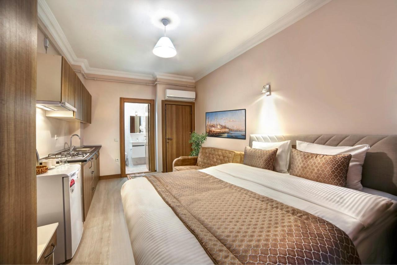 Seven Roses Apart Hotel Istanbul Bagian luar foto