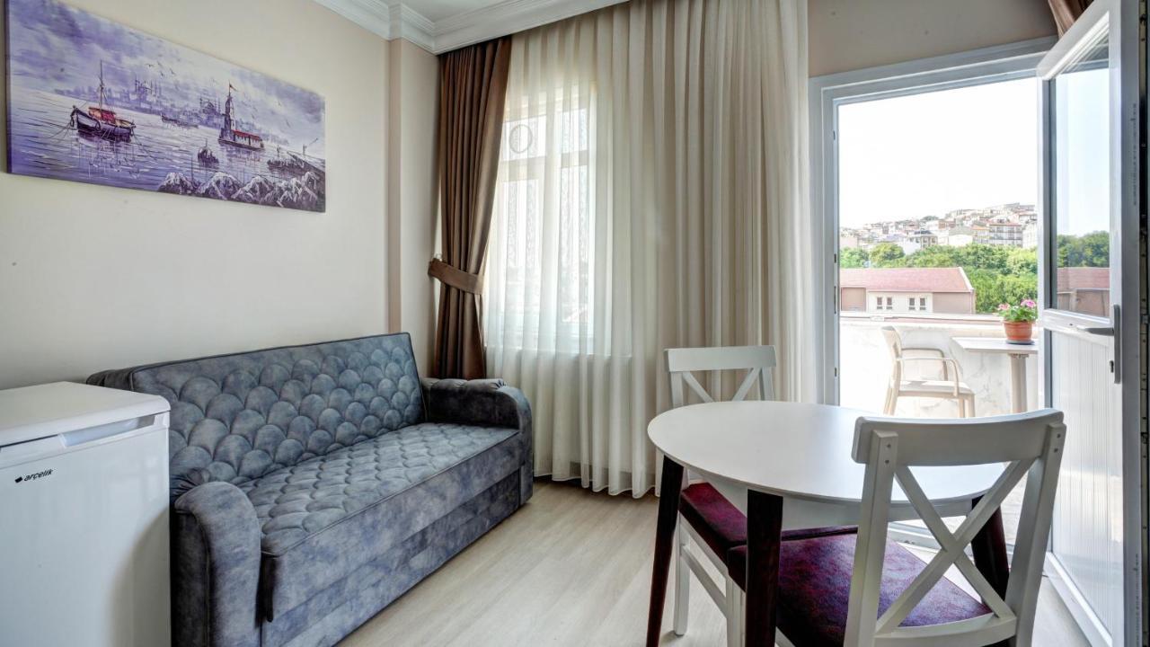 Seven Roses Apart Hotel Istanbul Bagian luar foto