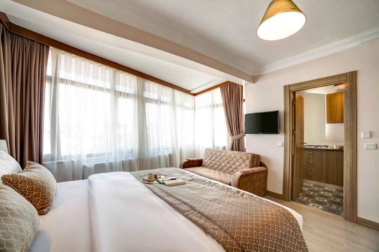 Seven Roses Apart Hotel Istanbul Bagian luar foto