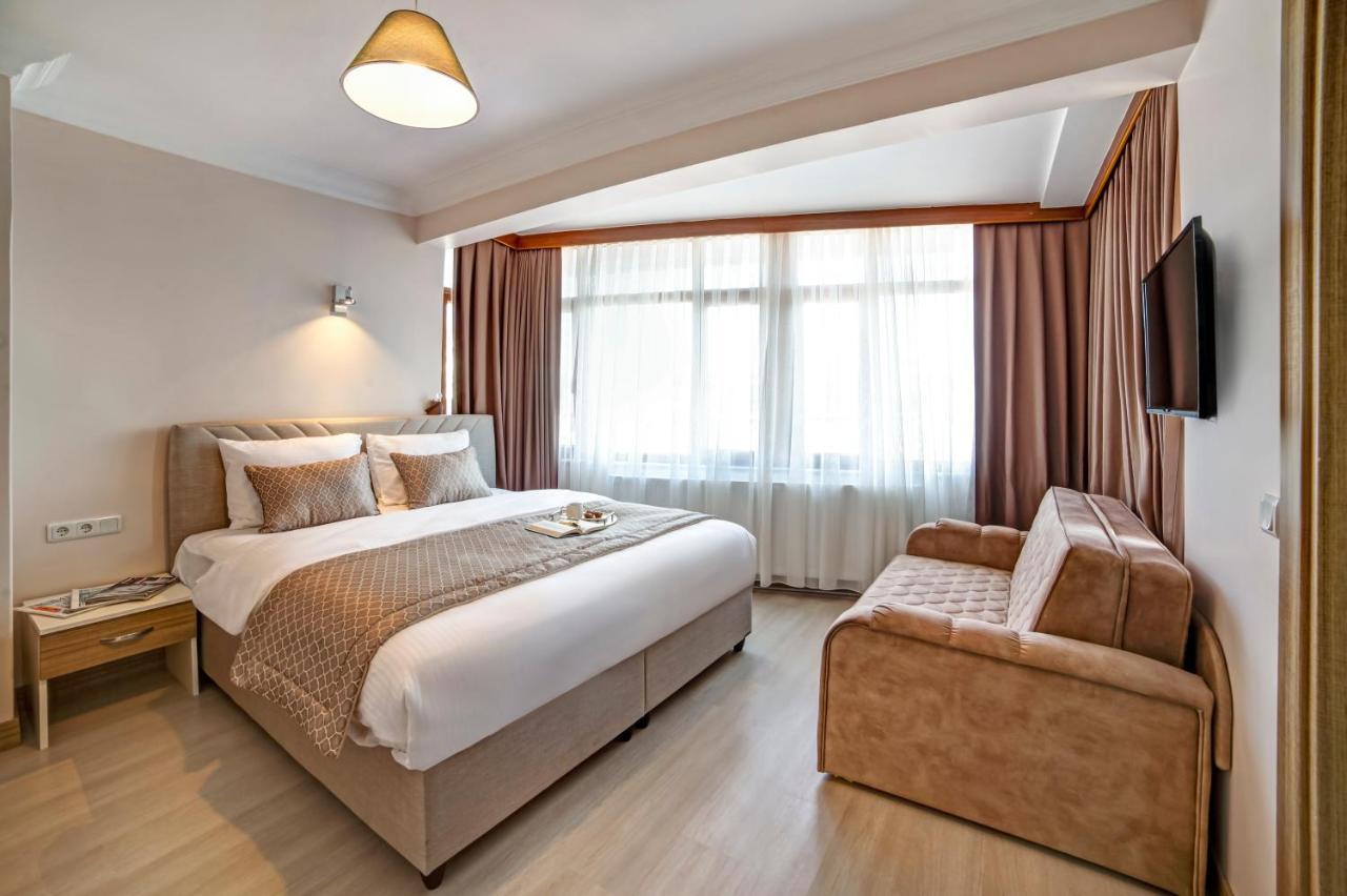 Seven Roses Apart Hotel Istanbul Bagian luar foto